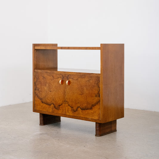 Art Deco Walnut Burl Sideboard