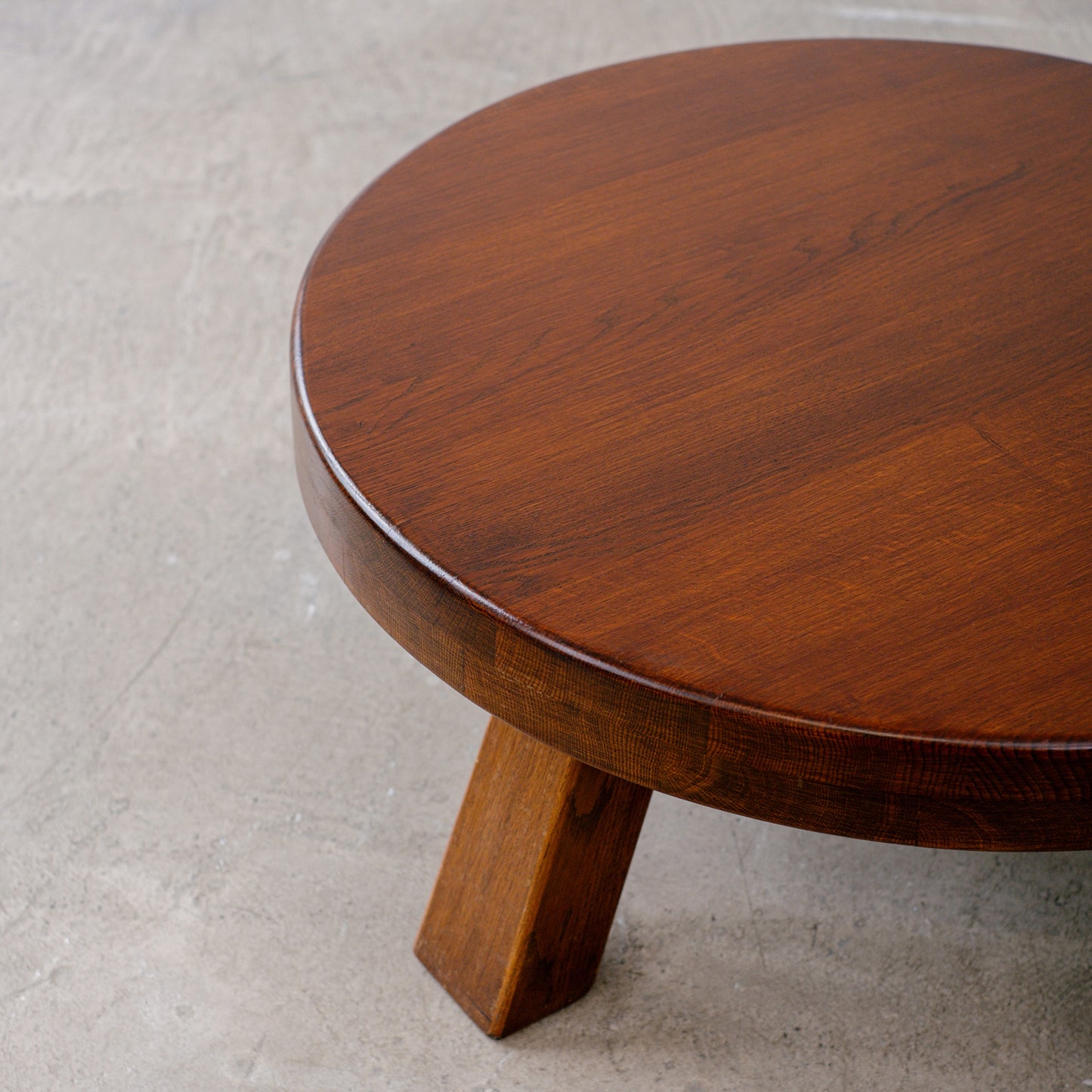 Brutalist Oak Coffee Table