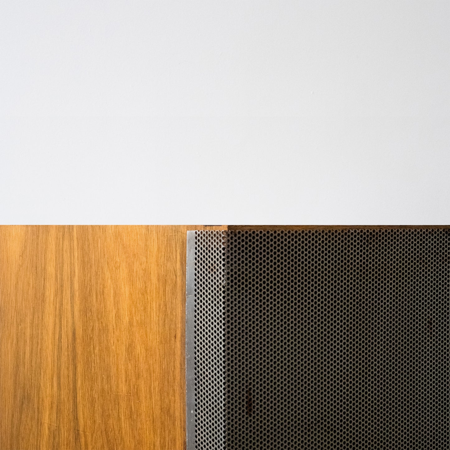 Brutalist custom architectural metal cabinets