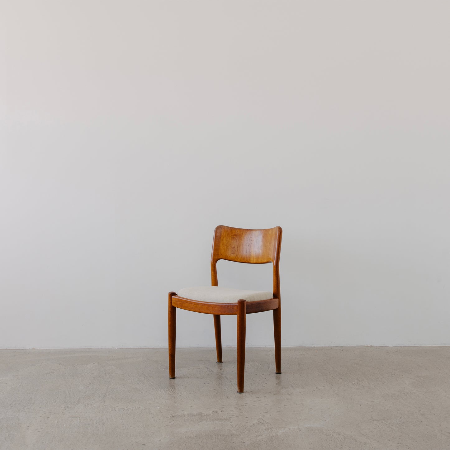 x4 Teak Dining Chairs by Niels Koefoed