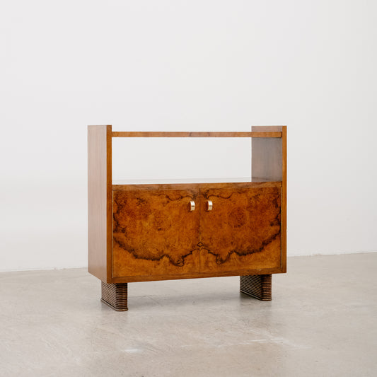 Art Deco Walnut Burl Sideboard