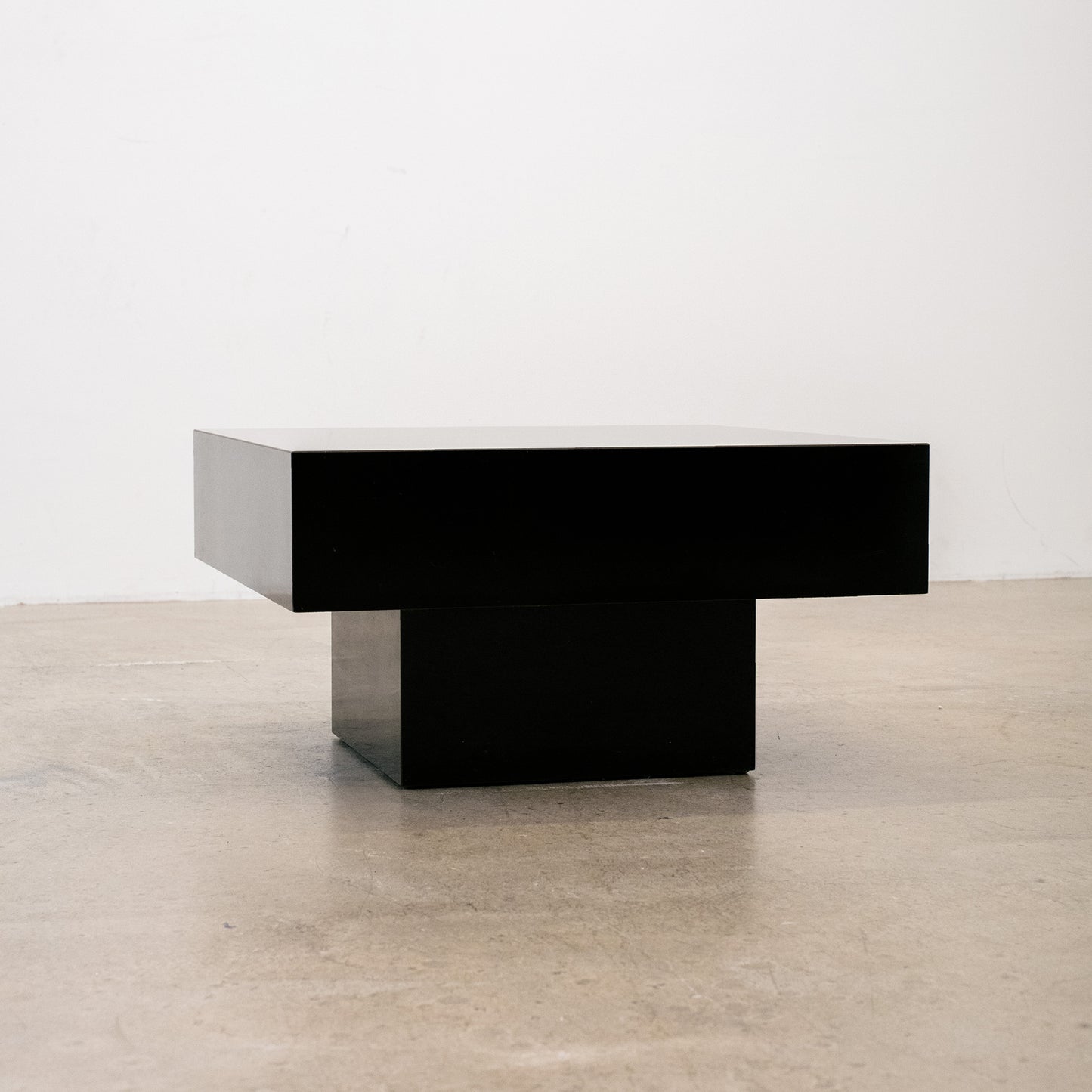 Black Lacquered Italian Coffee Table