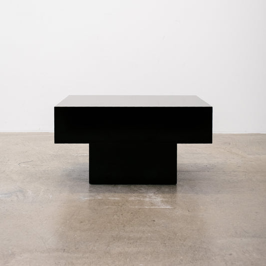 Black Lacquered Italian Coffee Table