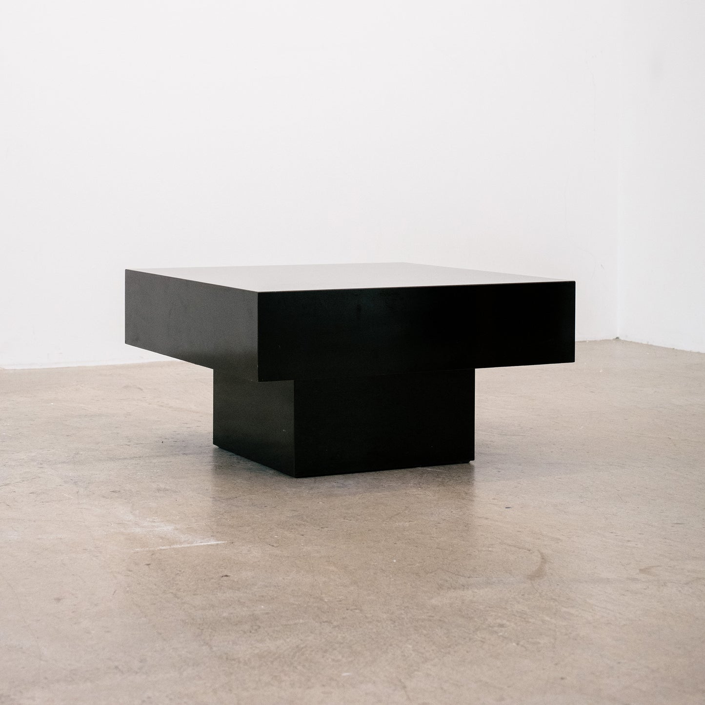 Black Lacquered Italian Coffee Table