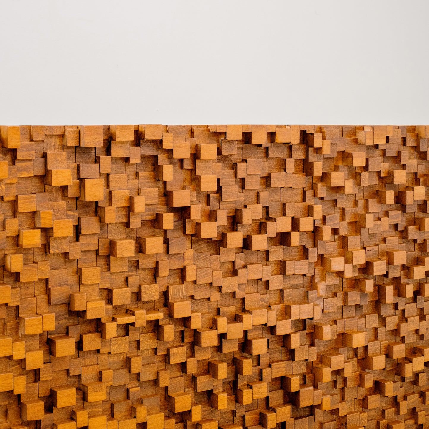 Brutalist Sculptural Walnut Cabinet